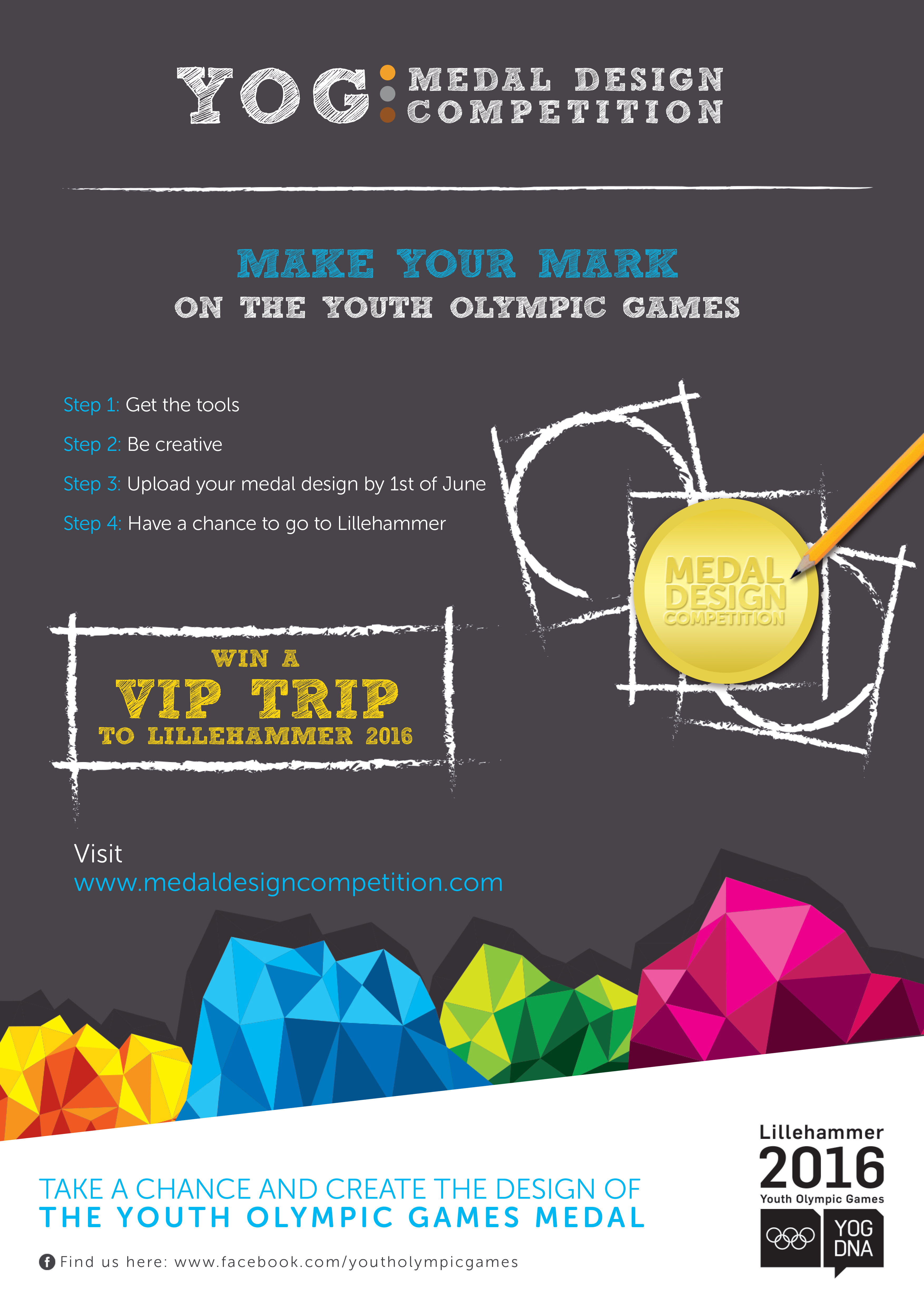 Calling all young designers! Design the medal for Lillehammer 2016