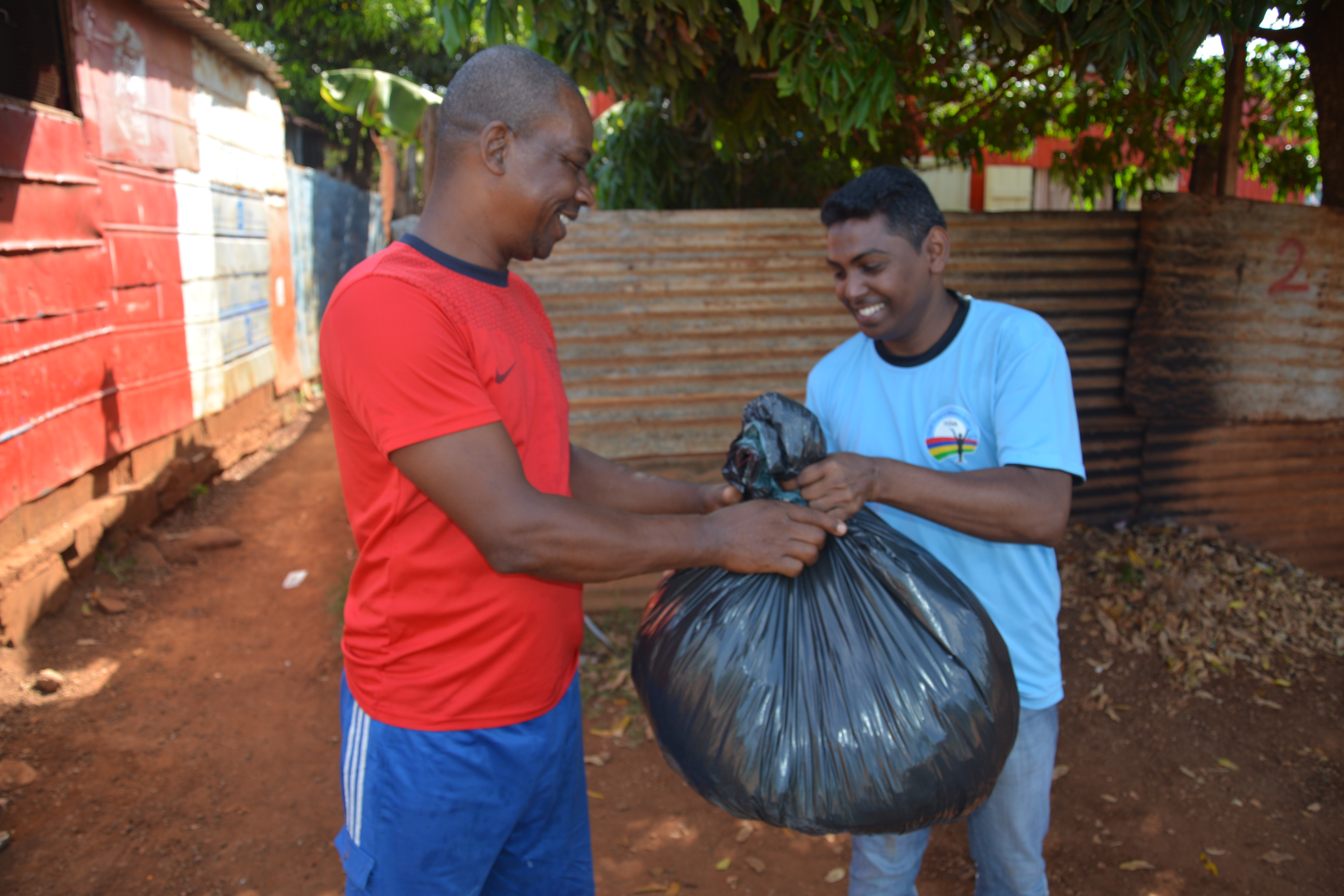 Total of 14,821 Cloth Items Distributed at Baie Du Tombeau in 3 Months