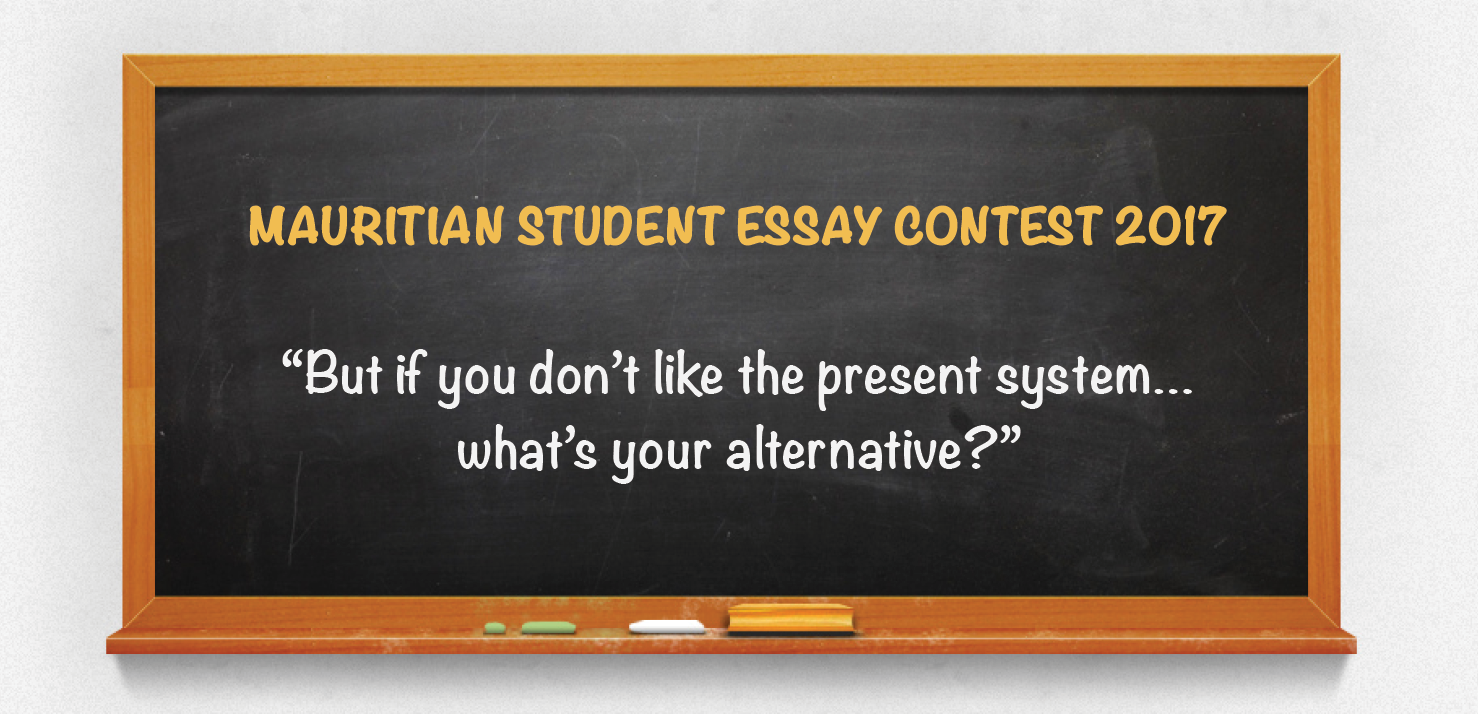 Mauritian Student Essay Contest (Deadline: 10 May)