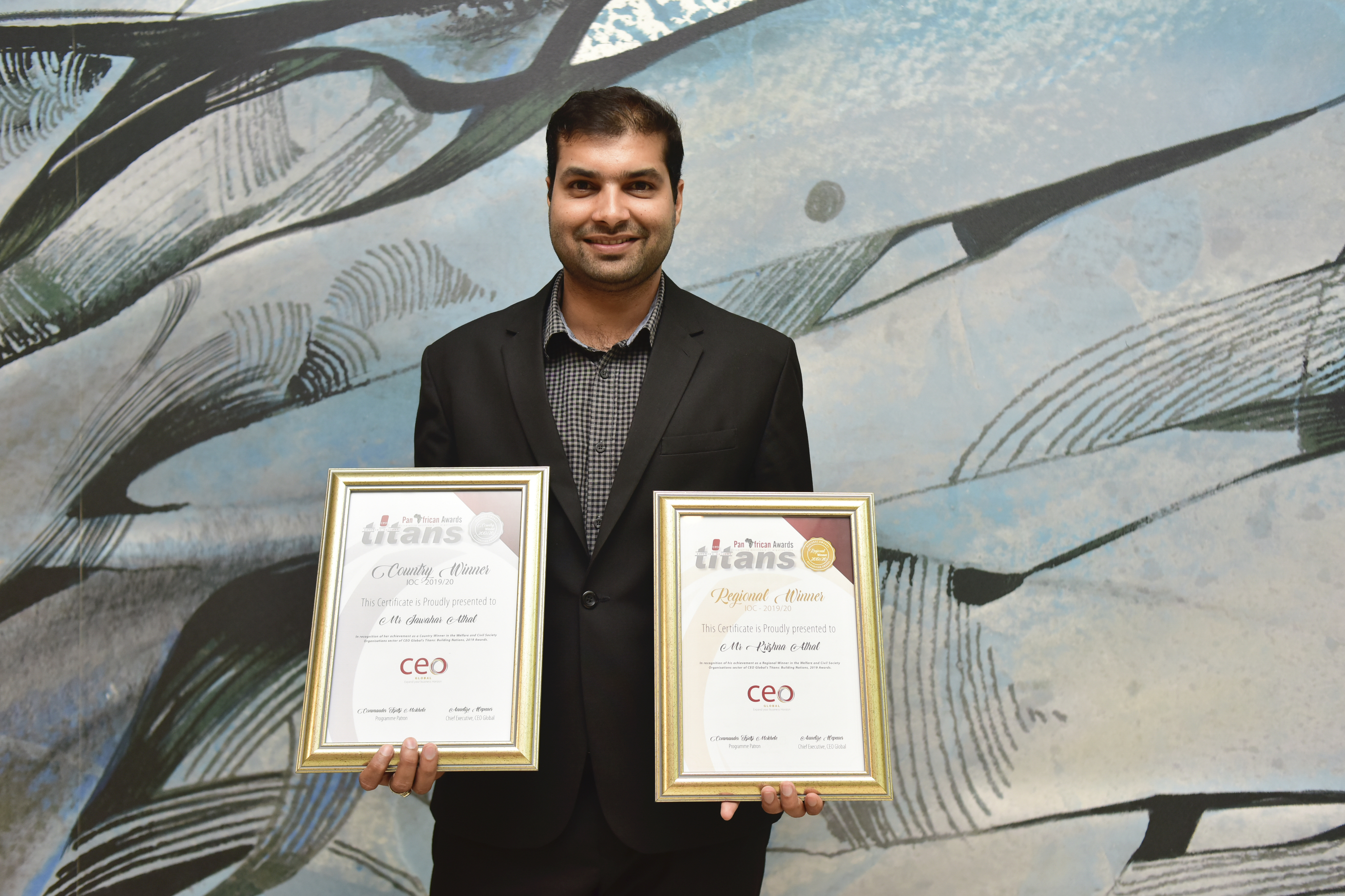 YUVA Executive Director Krishna Athal award winner