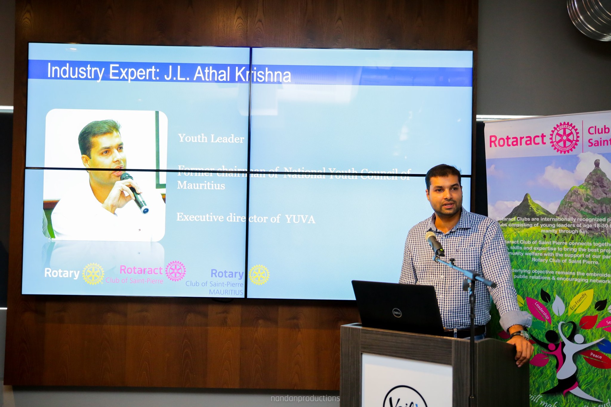 yuva executive director krishna athal talks about youth unemployment at rotaract club of saint pierre workshop - yuva YUVA Executive Director Krishna Athal talks about Youth Unemployment at Rotaract Club