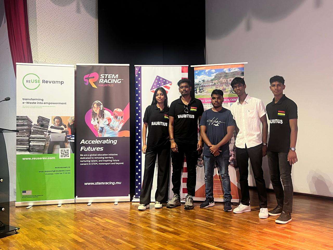 YUVA Mauritius Joins the Launch of World STEM Racing at Rajiv Gandhi Science Centre