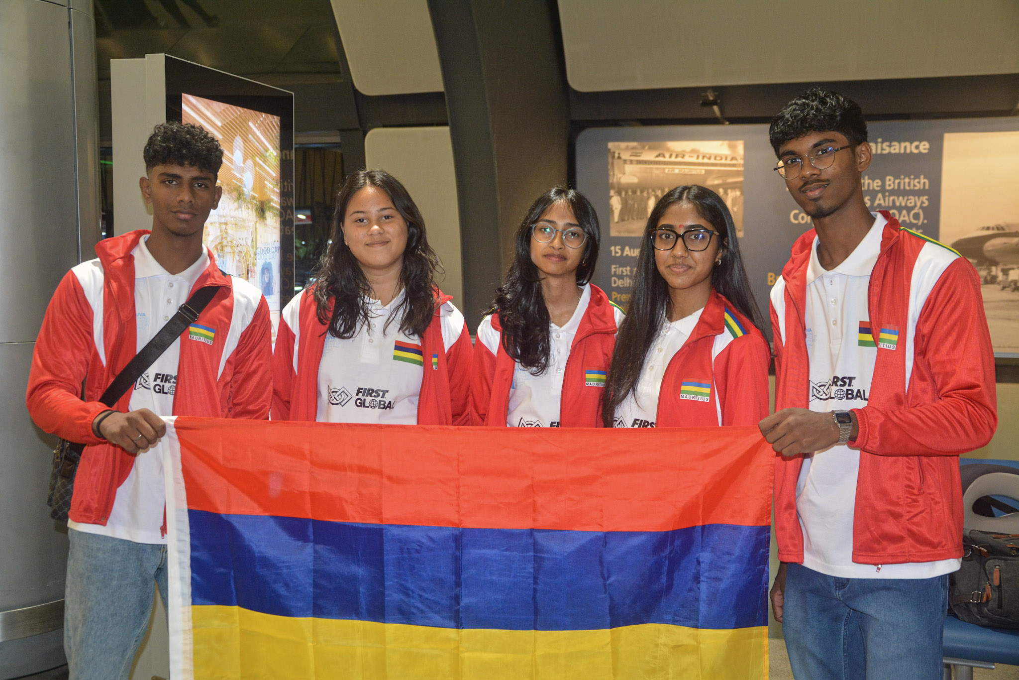 Mauritius Robotics Team Departs for Panama to Represent the Nation at FIRST Global Challenge 2025