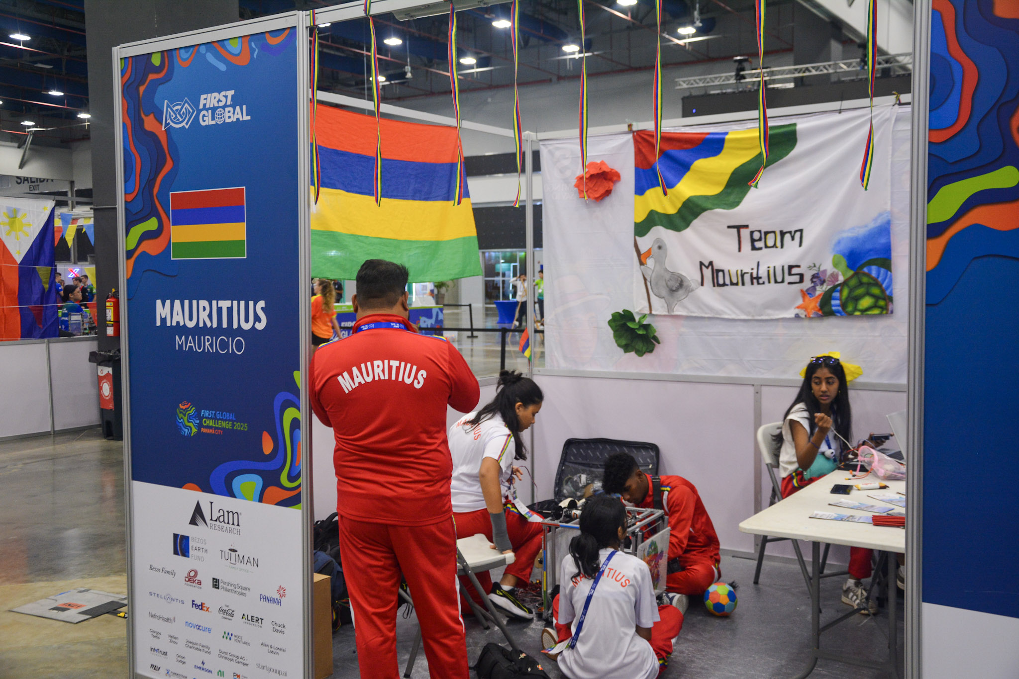 Mauritius Robotics Team at FIRST Global Challenge: Opening Ceremony and Practice Match
